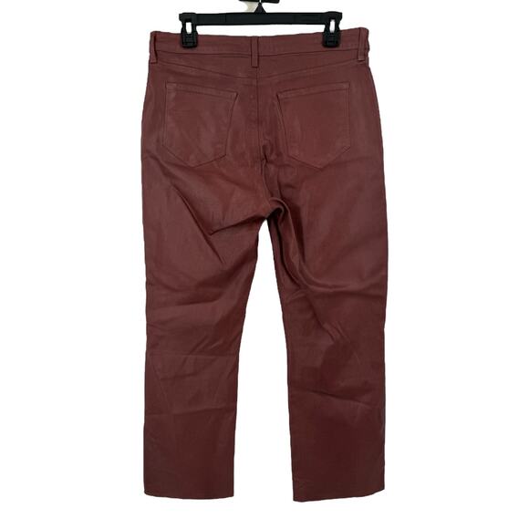 L'Agence Kendra High-Rise Crop Flare Pants brown size 32 - Picture 5 of 10